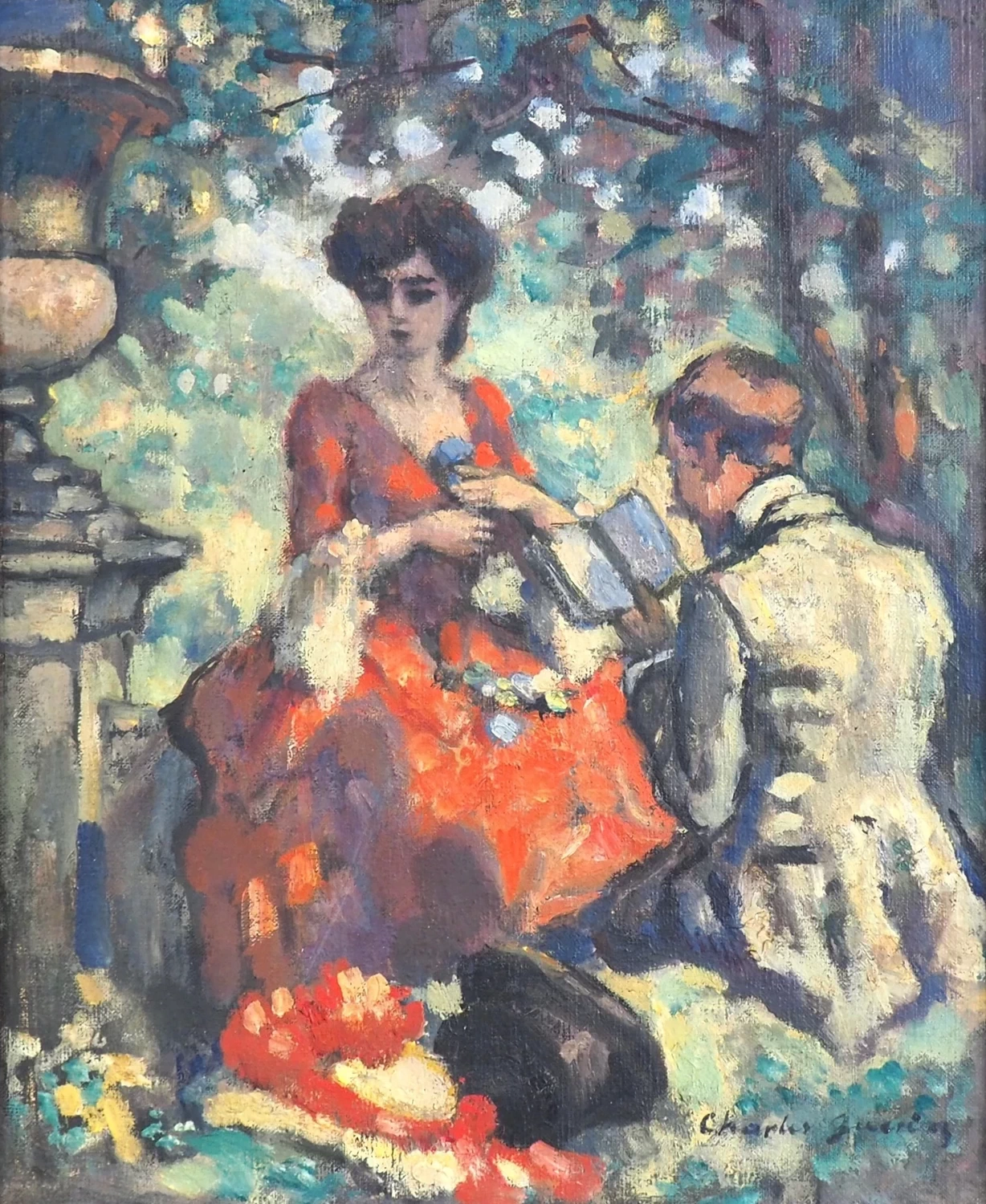 Charles Guérin - Scène galante, 1906